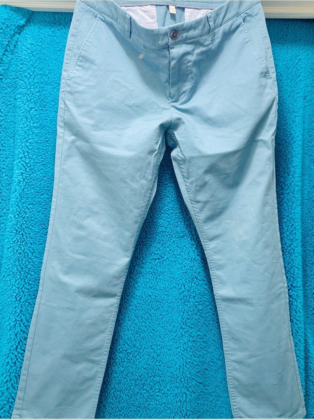Hawker Rye Light Blue Chinos - Picture 2 of 5